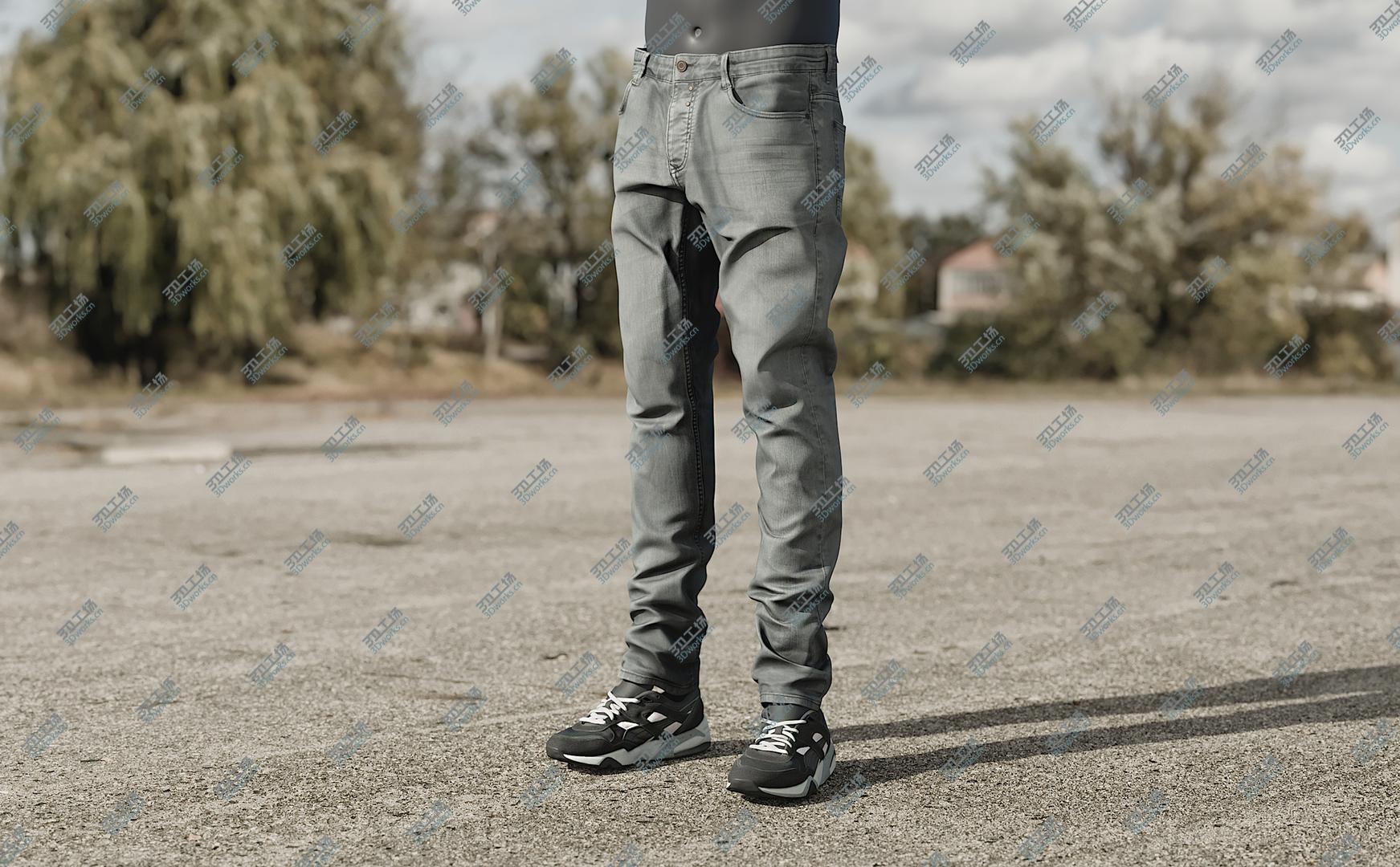 images/goods_img/2021040164/Grey Jeans Sneakers 1 3D model/1.jpg